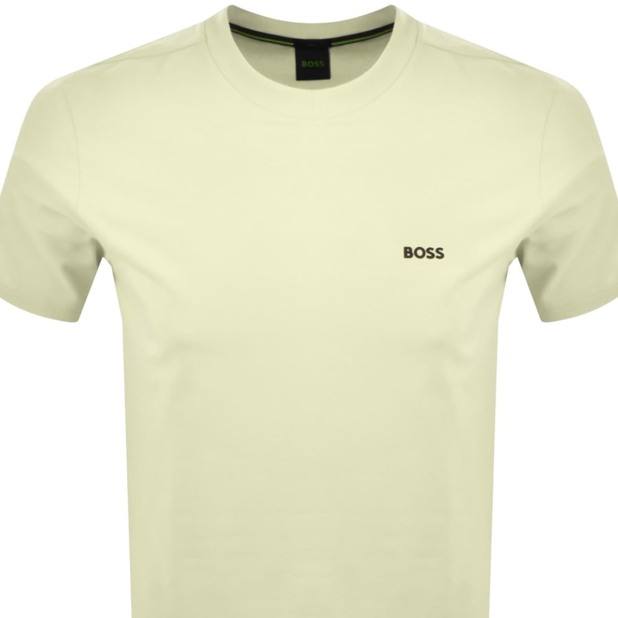 BOSS Tee T Shirt Open Yellow